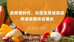 后疫情時代，社區生鮮連鎖店將迎來爆炸式增長